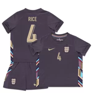 Fotbalové Dresy Anglie Declan Rice 4 Dětské Venkovní ME 2024 Fotbalové Dresy Anglie Declan Rice 4 Dětské Venkovní ME 2024