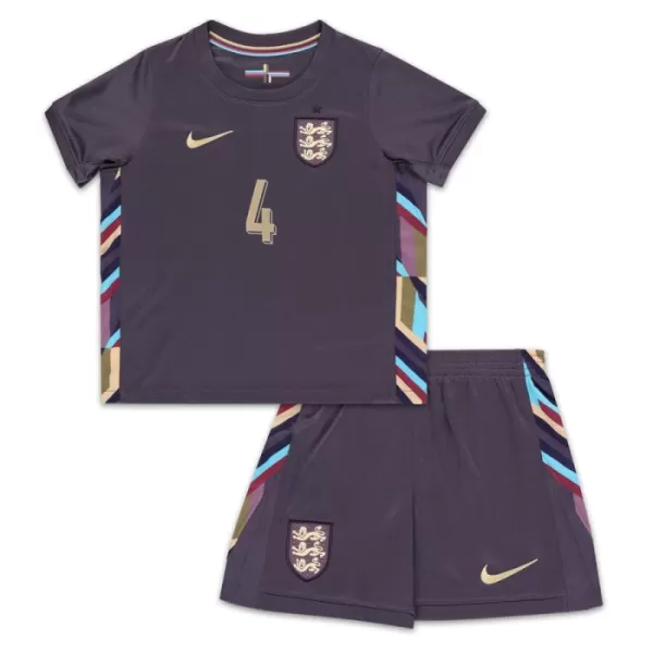 Fotbalové Dresy Anglie Declan Rice 4 Dětské Venkovní ME 2024