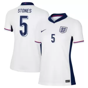 Fotbalové Dresy Anglie John Stones 5 Dámské Domácí ME 2024 Fotbalové Dresy Anglie John Stones 5 Dámské Domácí ME 2024