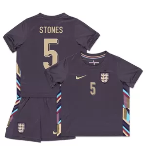 Fotbalové Dresy Anglie John Stones 5 Dětské Venkovní ME 2024 Fotbalové Dresy Anglie John Stones 5 Dětské Venkovní ME 2024