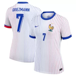 Fotbalové Dresy Francie Antoine Griezmann 7 Dámské Venkovní ME 2024 Fotbalové Dresy Francie Antoine Griezmann 7 Dámské Venkovní ME 2024