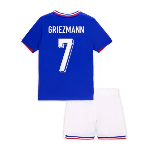 Fotbalové Dresy Francie Antoine Griezmann 7 Dětské Domácí ME 2024