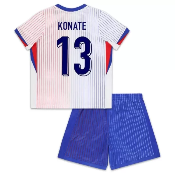 Fotbalové Dresy Francie Konate 13 Dětské Venkovní ME 2024