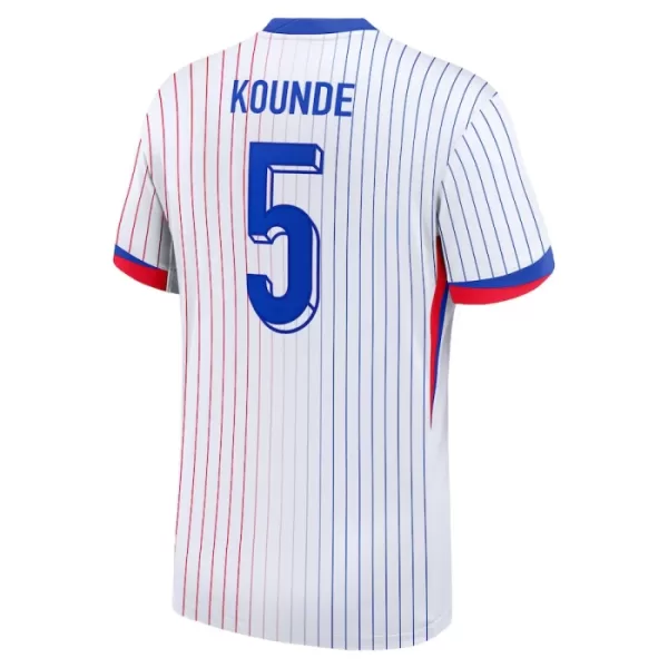 Fotbalové Dresy Francie Kounde 5 Venkovní ME 2024