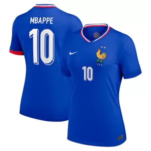 Fotbalové Dresy Francie Kylian Mbappé 10 Dámské Domácí ME 2024 Fotbalové Dresy Francie Kylian Mbappé 10 Dámské Domácí ME 2024