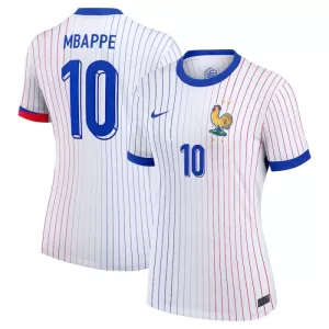 Fotbalové Dresy Francie Kylian Mbappé 10 Dámské Venkovní ME 2024 Fotbalové Dresy Francie Kylian Mbappé 10 Dámské Venkovní ME 2024