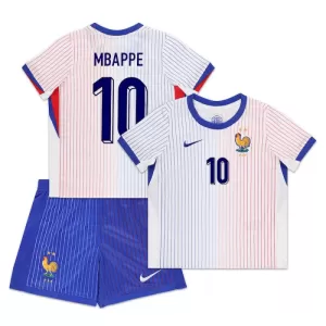 Fotbalové Dresy Francie Kylian Mbappé 10 Dětské Venkovní ME 2024 Fotbalové Dresy Francie Kylian Mbappé 10 Dětské Venkovní ME 2024