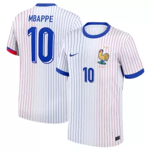 Fotbalové Dresy Francie Kylian Mbappé 10 Venkovní ME 2024 Fotbalové Dresy Francie Kylian Mbappé 10 Venkovní ME 2024