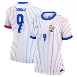 Fotbalové Dresy Francie Olivier Giroud 9 Dámské Venkovní ME 2024 Fotbalové Dresy Francie Olivier Giroud 9 Dámské Venkovní ME 2024