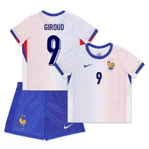 Fotbalové Dresy Francie Olivier Giroud 9 Dětské Venkovní ME 2024 Fotbalové Dresy Francie Olivier Giroud 9 Dětské Venkovní ME 2024