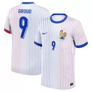 Fotbalové Dresy Francie Olivier Giroud 9 Venkovní ME 2024 Fotbalové Dresy Francie Olivier Giroud 9 Venkovní ME 2024