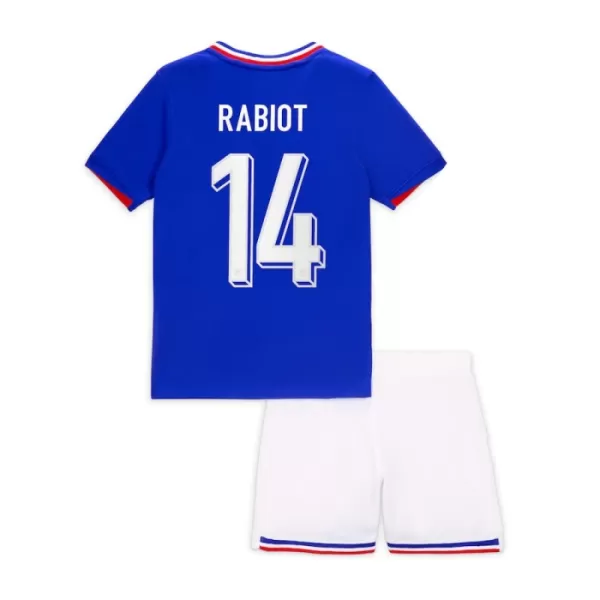 Fotbalové Dresy Francie Rabiot 14 Dětské Domácí ME 2024