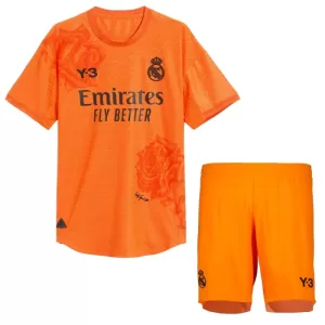 Brankářské Fotbalové Dresy Real Madrid Dětské Čtvrtý 2023-24 Oranžový Brankářské Fotbalové Dresy Real Madrid Dětské Čtvrtý 2023-24 Oranžový