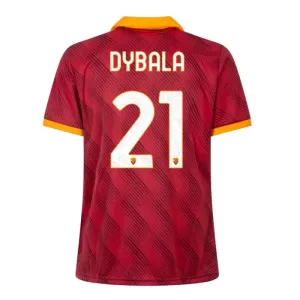 Fotbalové Dresy AS Řím Paulo Dybala 21 Čtvrtý 2023-24 Fotbalové Dresy AS Řím Paulo Dybala 21 Čtvrtý 2023-24