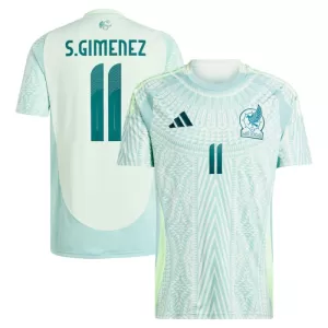 Fotbalové Dresy Mexiko Santiago Gimenez 11 Venkovní 2024 Fotbalové Dresy Mexiko Santiago Gimenez 11 Venkovní 2024