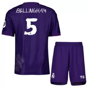 Fotbalové Dresy Real Madrid Jude Bellingham 5 Dětské Čtvrtý 2023-24 Fotbalové Dresy Real Madrid Jude Bellingham 5 Dětské Čtvrtý 2023-24