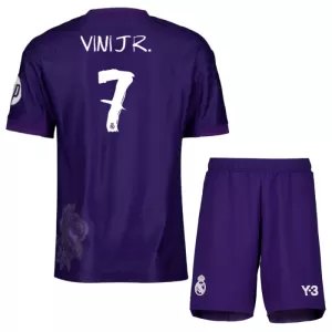 Fotbalové Dresy Real Madrid Vinicius Junior 7 Dětské Čtvrtý 2023-24 Fotbalové Dresy Real Madrid Vinicius Junior 7 Dětské Čtvrtý 2023-24