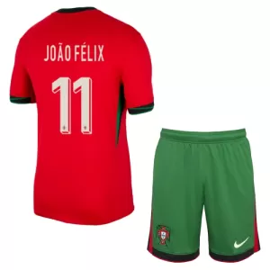 Fotbalové Dresy Portugalsko João Félix 11 Dětské Domácí ME 2024 Fotbalové Dresy Portugalsko João Félix 11 Dětské Domácí ME 2024