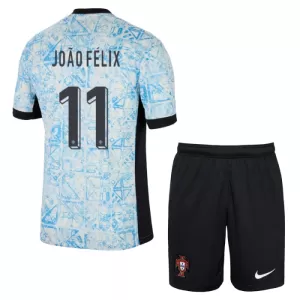 Fotbalové Dresy Portugalsko João Félix 11 Dětské Venkovní ME 2024 Fotbalové Dresy Portugalsko João Félix 11 Dětské Venkovní ME 2024