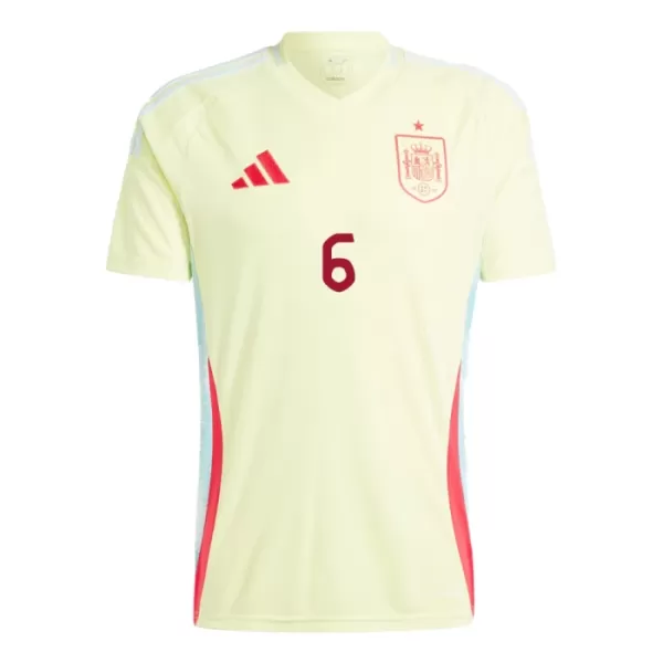 Fotbalové Dresy Španělsko Mikel Merino 6 Venkovní ME 2024