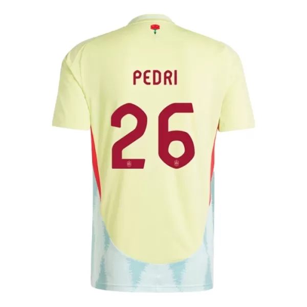 Fotbalové Dresy Španělsko Pedri 26 Dětské Venkovní ME 2024