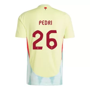 Fotbalové Dresy Španělsko Pedri 26 Venkovní ME 2024 Fotbalové Dresy Španělsko Pedri 26 Venkovní ME 2024