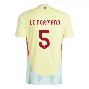 Fotbalové Dresy Španělsko Robin Le Normand 5 Venkovní ME 2024