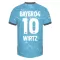 Fotbalové Dresy Bayer 04 Leverkusen Florian Wirtz 10 Alternativní 2023-24