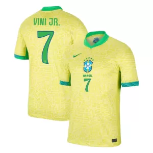 Fotbalové Dresy Brazílie Vinicius Junior 7 Domácí 2024 Fotbalové Dresy Brazílie Vinicius Junior 7 Domácí 2024