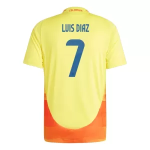 Fotbalové Dresy Kolumbie Luis Díaz 7 Domácí 2024 Fotbalové Dresy Kolumbie Luis Díaz 7 Domácí 2024