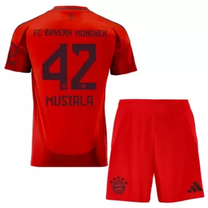 Fotbalové Dresy FC Bayern Mnichov Jamal Musiala 42 Dětské Domácí 2024-25 Fotbalové Dresy FC Bayern Mnichov Jamal Musiala 42 Dětské Domácí 2024-25