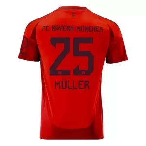 Fotbalové Dresy FC Bayern Mnichov Thomas Müller 25 Domácí 2024-25 Fotbalové Dresy FC Bayern Mnichov Thomas Müller 25 Domácí 2024-25