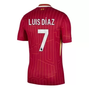 Fotbalové Dresy Liverpool FC Luis Díaz 7 Domácí 2024-25 Fotbalové Dresy Liverpool FC Luis Díaz 7 Domácí 2024-25