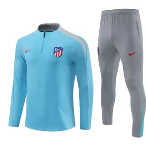 Atlético Madrid Tréninkové Teplákové Soupravy 2024-25 Modrá Atlético Madrid Tréninkové Teplákové Soupravy 2024-25 Modrá