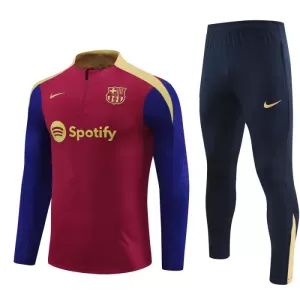 Barcelona Tréninkové Teplákové Soupravy Dětské 2024-25 Červená Barcelona Tréninkové Teplákové Soupravy Dětské 2024-25 Červená