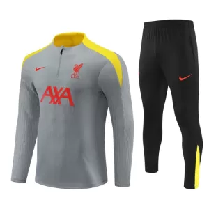 Liverpool FC Tréninkové Teplákové Soupravy Dětské 2024-25 Šedá
