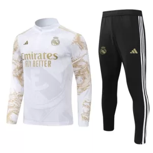 Real Madrid Tréninkové Teplákové Soupravy 2024-25 Bílá Real Madrid Tréninkové Teplákové Soupravy 2024-25 Bílá