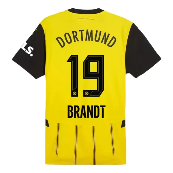 Fotbalové Dresy Borussia Dortmund Brandt 19 Dětské Domácí 2024-25
