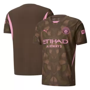 Brankářské Fotbalové Dresy Manchester City Domácí 2024-25 Brankářské Fotbalové Dresy Manchester City Domácí 2024-25