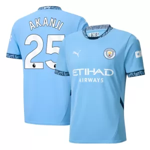 Fotbalové Dresy Manchester City Akanji 25 Domácí 2024-25 Fotbalové Dresy Manchester City Akanji 25 Domácí 2024-25