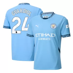 Fotbalové Dresy Manchester City Josko Gvardiol 24 Domácí 2024-25 Fotbalové Dresy Manchester City Josko Gvardiol 24 Domácí 2024-25