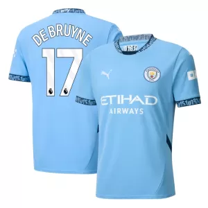 Fotbalové Dresy Manchester City Kevin De Bruyne 17 Domácí 2024-25 Fotbalové Dresy Manchester City Kevin De Bruyne 17 Domácí 2024-25
