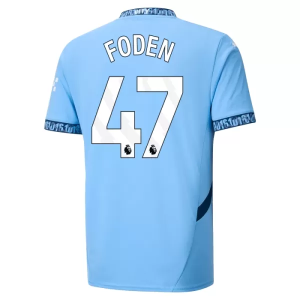 Fotbalové Dresy Manchester City Phil Foden 47 Dětské Domácí 2024-25