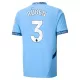 Fotbalové Dresy Manchester City Rúben Dias 3 Dětské Domácí 2024-25
