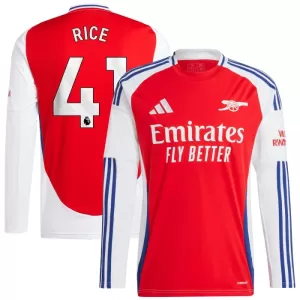 Fotbalové Dresy Arsenal Declan Rice 41 Domácí 2024-25 Dlouhý Rukáv Fotbalové Dresy Arsenal Declan Rice 41 Domácí 2024-25 Dlouhý Rukáv