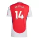 Fotbalové Dresy Arsenal Nketiah 14 Domácí 2024-25