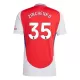 Fotbalové Dresy Arsenal Zinchenko 35 Domácí 2024-25