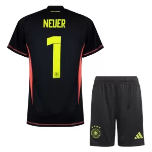 Brankářské Fotbalové Dresy Německo Manuel Neuer 1 Dětské Domácí ME 2024 Brankářské Fotbalové Dresy Německo Manuel Neuer 1 Dětské Domácí ME 2024
