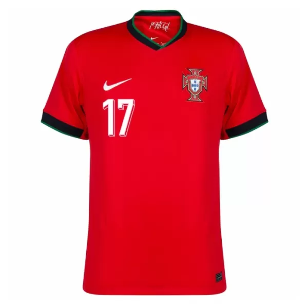 Fotbalové Dresy Portugalsko Rafael Leão 17 Domácí ME 2024