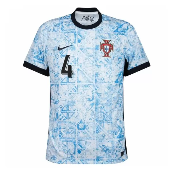 Fotbalové Dresy Portugalsko Rúben Dias 4 Venkovní ME 2024